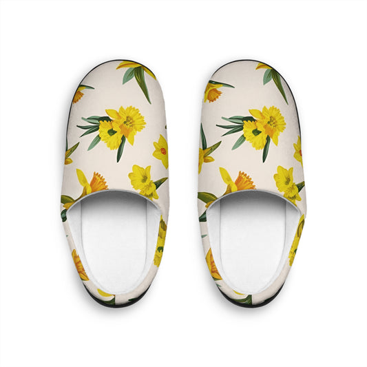 Flower Pattern Women's Indoor Slippers - Cozy and Stylish Comfort for Home