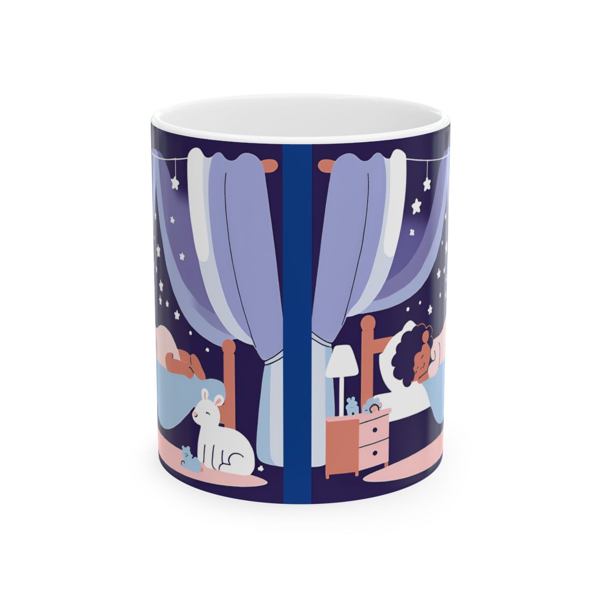 Dreamy Nighttime Ceramic Mug - Cozy 11oz & 15oz Options