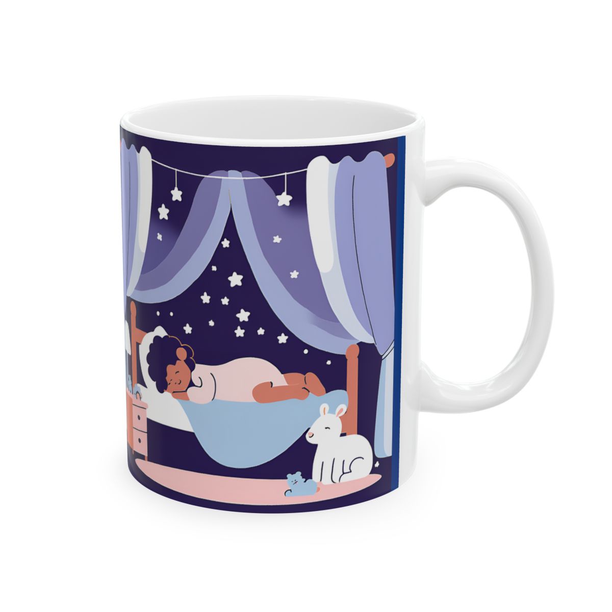 Dreamy Nighttime Ceramic Mug - Cozy 11oz & 15oz Options