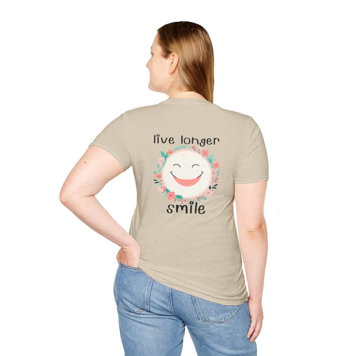 Smile-Print Unisex T-Shirt